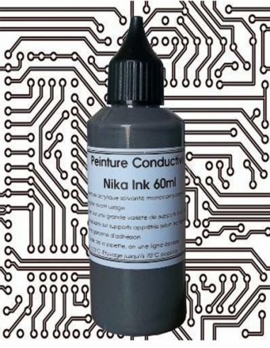 PINTURA CONDUCTIVA DE CORRIENTE PARA CREAR CIRCUITO
