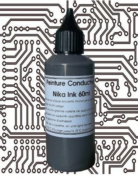 PINTURA CONDUCTIVA DE CORRIENTE PARA CREAR CIRCUITO