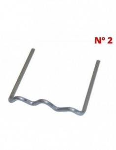 GRAPA Nº 2 FORMA U 8 MM 100 UDS