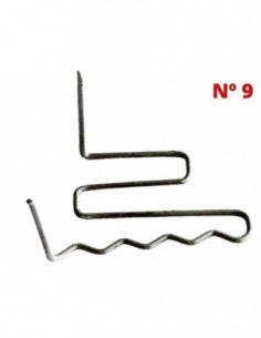 GRAPA Nº 9 FORMA R 8 MM 100 UDS
