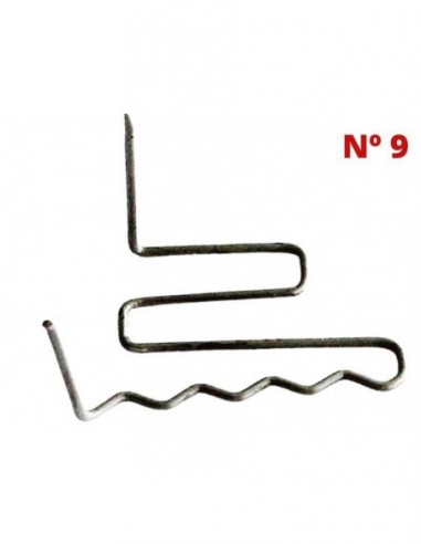 GRAPA Nº 9 FORMA R 8 MM 100 UDS