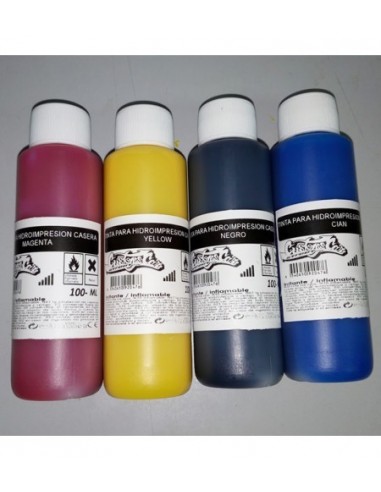 TINTA HIDROIMPRESION CASERA  PARA EL MODELO DE IMPRESORA CARTUCHO