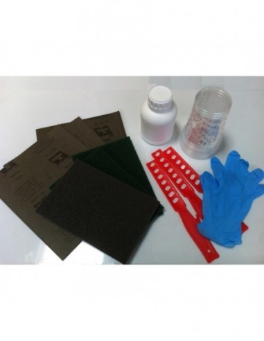 KIT DE HERRAMIENTAS PARA APLICACIÓN DE RESINA