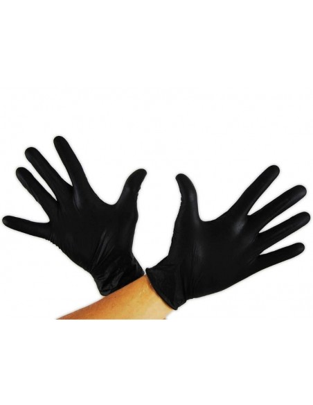 GUANTE DE NITRILO NEGRO  3 GR