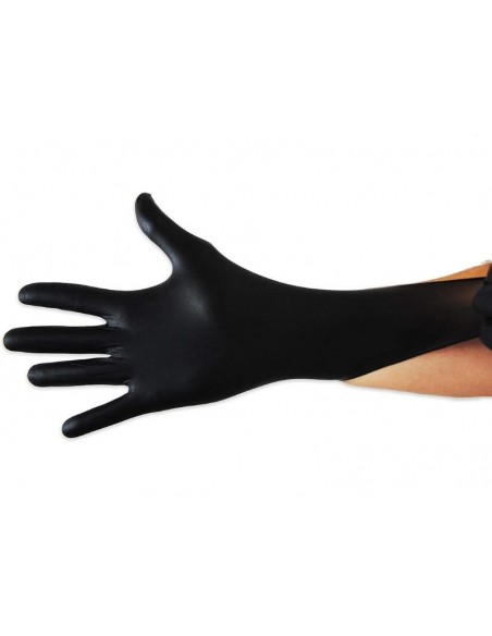 GUANTE DE NITRILO NEGRO  3 GR
