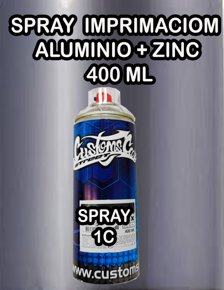 SPRAY IMPRIMACION ALUMINIO + ZINC 400ML