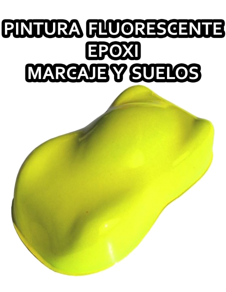 PINTURA DE MARCADO FLUOPOX PARA SUELO FLUORESCENTE AMARIILO