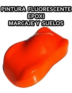 PINTURA DE MARCADO FLUOPOX PARA SUELO FLUORESCENTE NARANJA