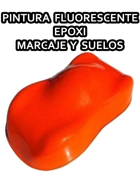 PINTURA DE MARCADO FLUOPOX PARA SUELO FLUORESCENTE NARANJA