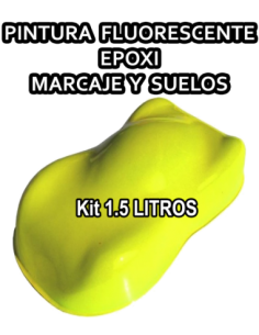 PINTURA DE MARCADO FLUOPOX PARA SUELO FLUORESCENTE AMARIILO 2