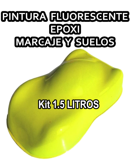 PINTURA DE MARCADO FLUOPOX PARA SUELO FLUORESCENTE AMARIILO