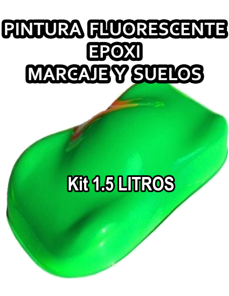 PINTURA DE MARCADO FLUOPOX PARA SUELO FLUORESCENTE VERDE