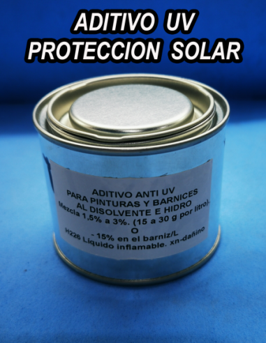 EL MEJOR ADITIVO QUE SE INCORPORA AL BARNIZ PARA PROTEJER DEL SOL  UV
