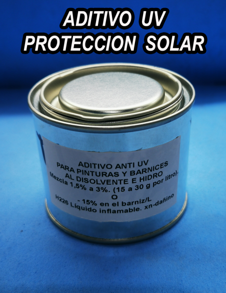 EL MEJOR ADITIVO QUE SE INCORPORA AL BARNIZ PARA PROTEJER DEL SOL  UV