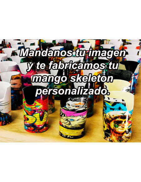 Aquí puedes pedirnos tu mango skeleton fx personalizado con tu imagen