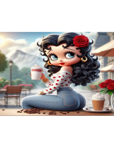 MANGO SKELETON PERSONALIZADO BETTY BOOP