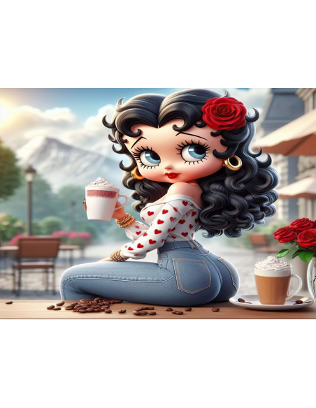 MANGO SKELETON PERSONALIZADO BETTY BOOP