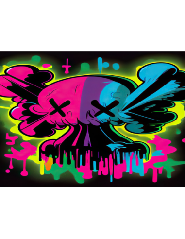 MANGO SKELETON PERSONALIZADO VIRUS TOXICO