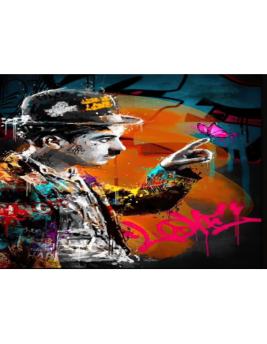 MANGO SKELETON PERSONALIZADO CHARLES CHAPLIN