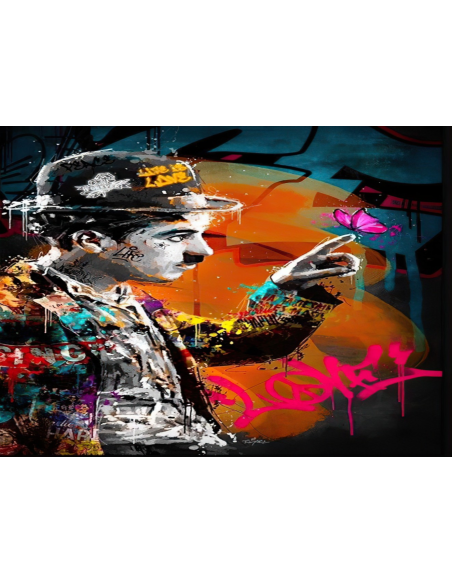 MANGO SKELETON PERSONALIZADO CHARLES CHAPLIN