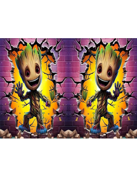 MANGO SKELETON PERSONALIZADO YO SOY GROOT ROMPE MUROS