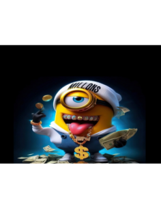 MANGO SKELETON PERSONALIZADO MINION RAPERO MILLONARIO