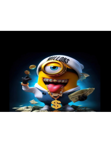 MANGO SKELETON PERSONALIZADO MINION RAPERO MILLONARIO
