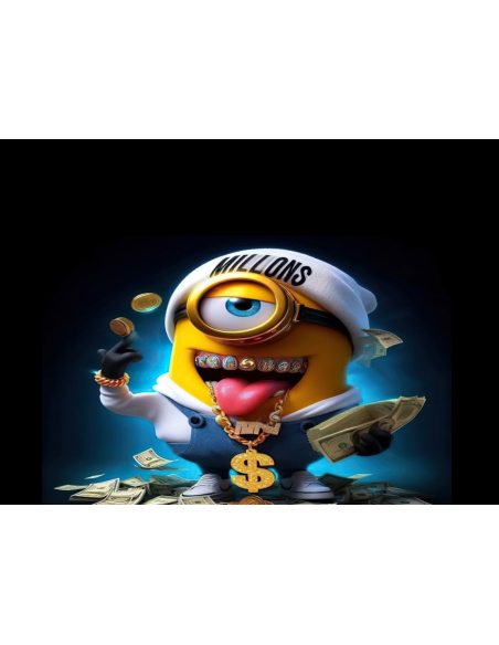 MANGO SKELETON PERSONALIZADO MINION RAPERO MILLONARIO