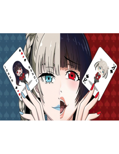 MANGO SKELETON PERSONALIZADO ANIME POKER DOS CARAS
