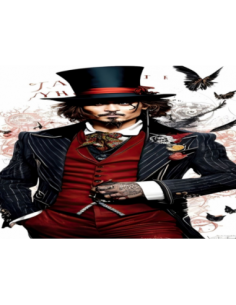 MANGO SKELETON PERSONALIZADO JOHNNY DEPP