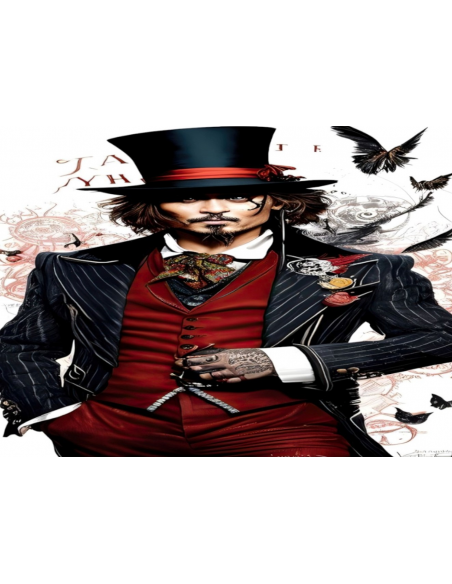 MANGO SKELETON PERSONALIZADO JOHNNY DEPP