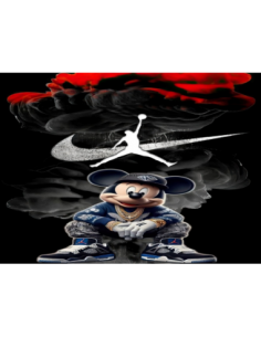 MANGO SKELETON PERSONALIZADO MICKEY RAPERO JORDAN NIKE