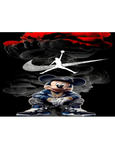 MANGO SKELETON PERSONALIZADO MICKEY RAPERO JORDAN NIKE