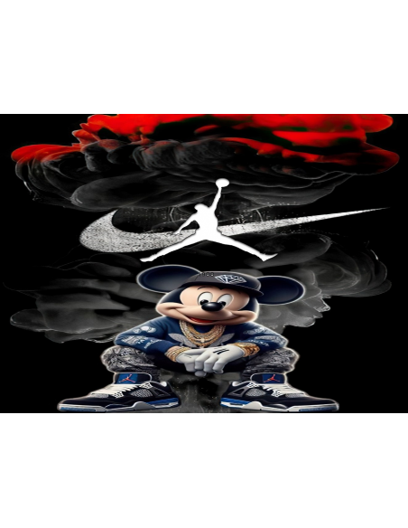 MANGO SKELETON PERSONALIZADO MICKEY RAPERO JORDAN NIKE
