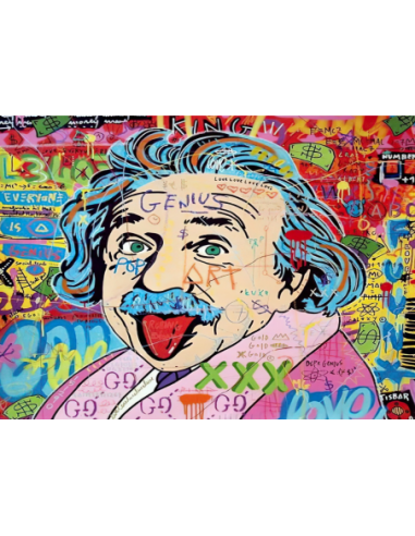 MANGO SKELETON PERSONALIZADO EINSTEIN GRAFFITI