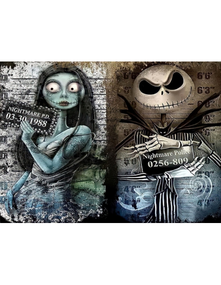 MANGO SKELETON PERSONALIZADO NOVIA CADAVER PESADILLA ANTES DE NAVIDAD