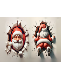 MANGO SKELETON PERSONALIZADO PAPA NOEL ROMPE MUROS