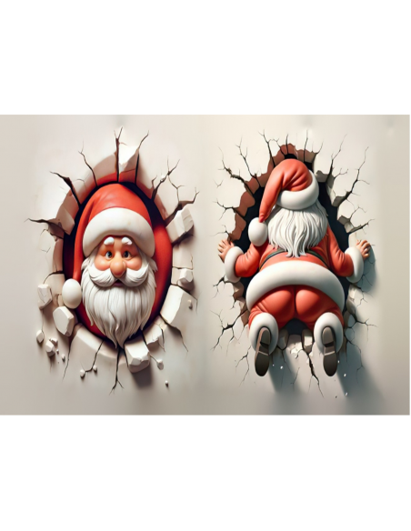 MANGO SKELETON PERSONALIZADO PAPA NOEL ROMPE MUROS