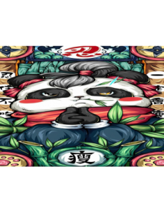 MANGO SKELETON PERSONALIZADO PANDA JAPONES ZEN