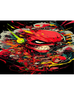 MANGO SKELETON PERSONALIZADO CRANEO ROJO MARVEL