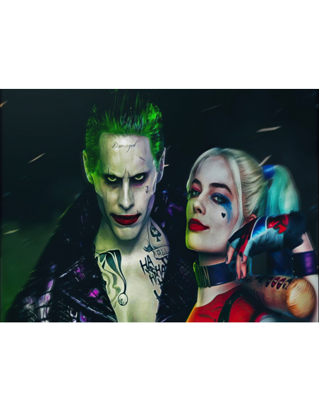 MANGO SKELETON PERSONALIZADO JOKER Y HARLEY QUINN