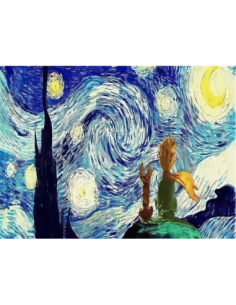 MANGO SKELETON PERSONALIZADO VAN GOGH LA NOCHE ESTRELLADA EL PRINCIPITO