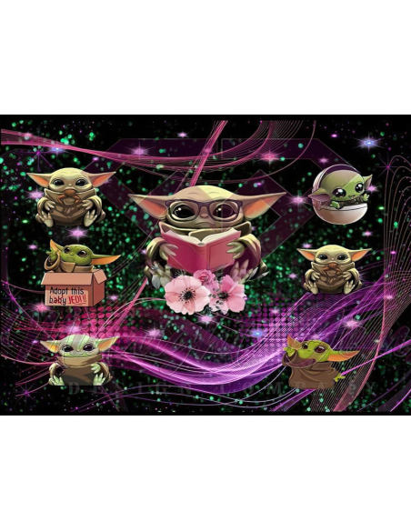 MANGO SKELETON PERSONALIZADO BABY YODA JEDI
