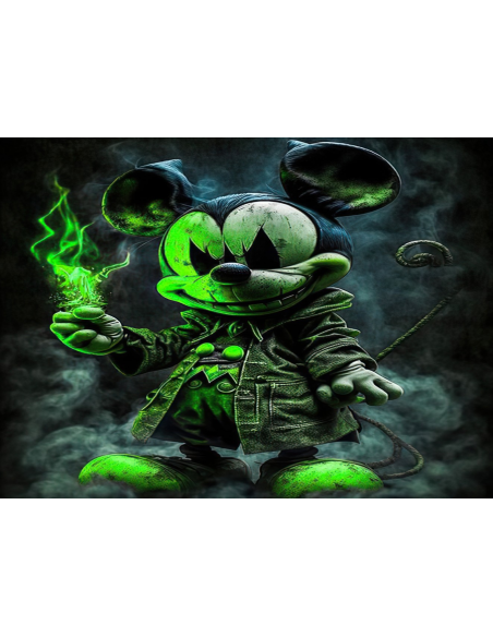 MANGO SKELETON PERSONALIZADO MICKEY DEMONIACO