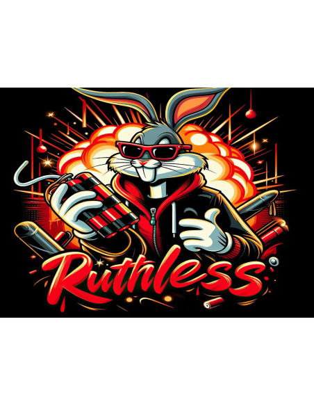 MANGO SKELETON PERSONALIZADO WARNER BROS BUGS BUNNY DINAMITA