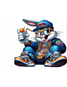 MANGO SKELETON PERSONALIZADO BUGS BUNNY RAPERO