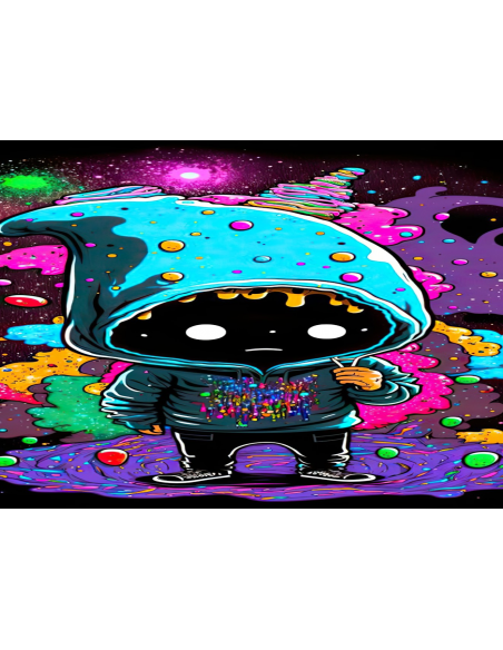 MANGO SKELETON PERSONALIZADO PINTOR OSCURO