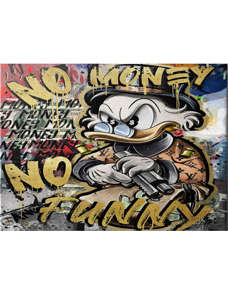 MANGO SKELETON PERSONALIZADO TIO DONALD NO MONEY NO FUNNY