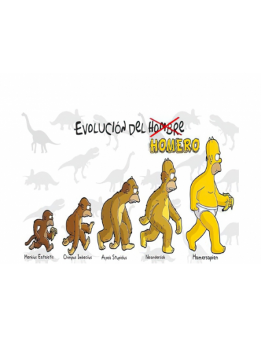 MANGO SKELETON PERSONALIZADO EVOLUCION DE HOMER SIMPSON