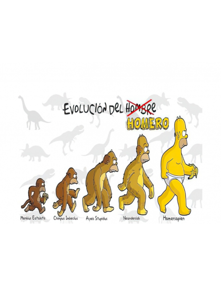 MANGO SKELETON PERSONALIZADO EVOLUCION DE HOMER SIMPSON